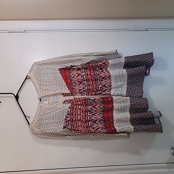 Freeway Women's Boho Top Size Medium - Picture 2 of 12